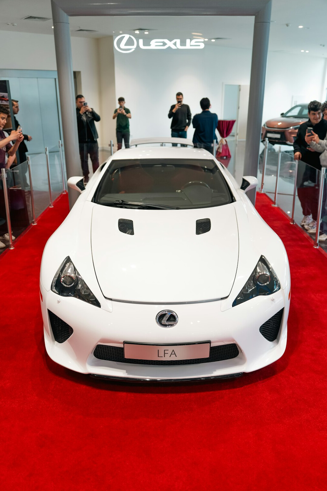 luxury car showroom
