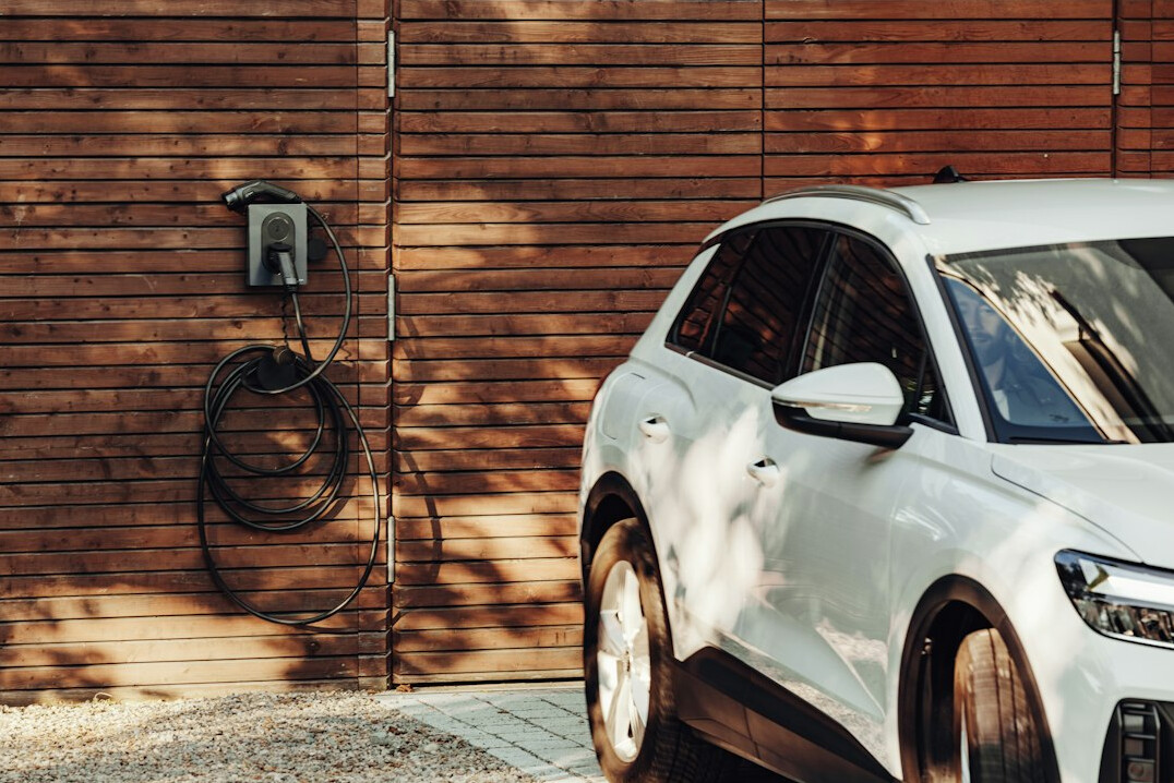 luxury electric car charging