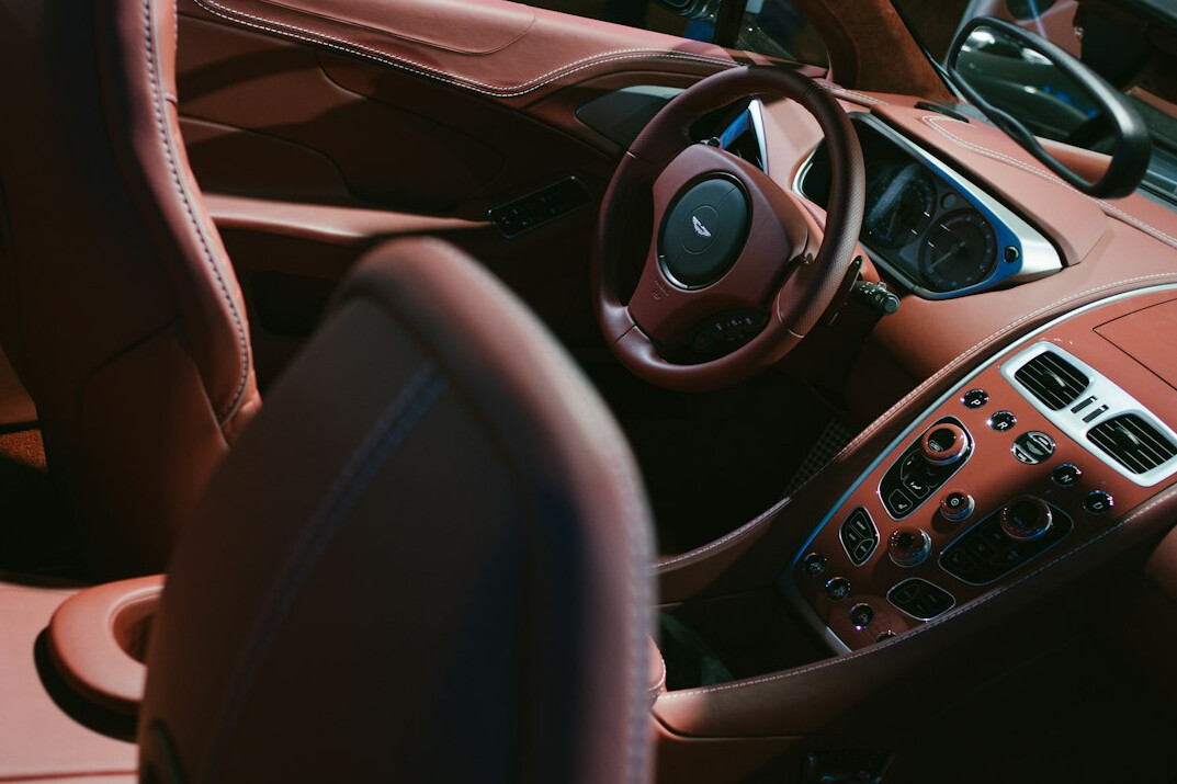 luxury car interior